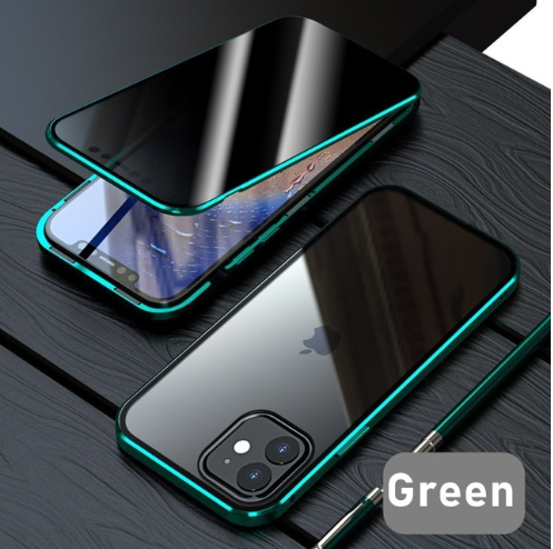 Glass Privacy Metal Phone Case For iPhone 14 （Private Listing）