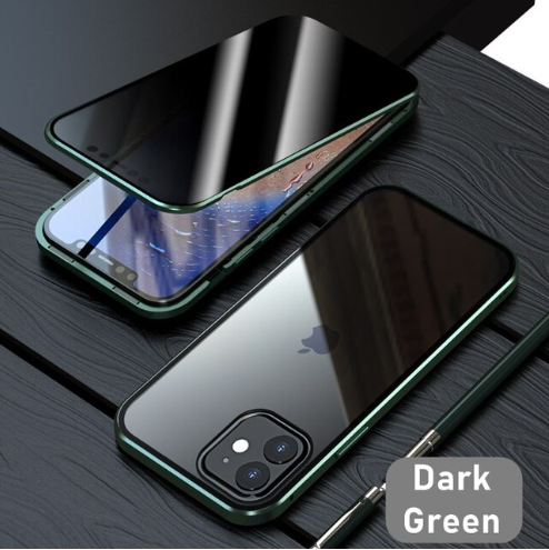 Glass Privacy Metal Phone Case For iPhone 14 （Private Listing）