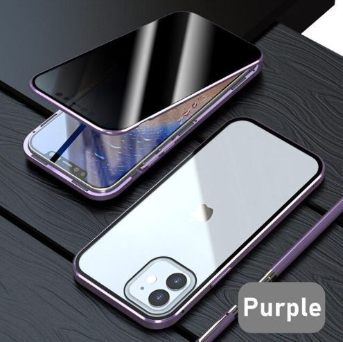 Glass Privacy Metal Phone Case For iPhone 14 （Private Listing）