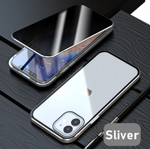 Glass Privacy Metal Phone Case For iPhone 14 （Private Listing）